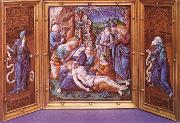 unknow artist Limoges enamel triptych Spain oil painting reproduction